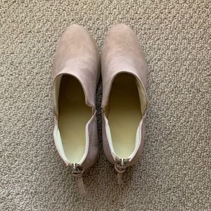 Blush pink booties- New!